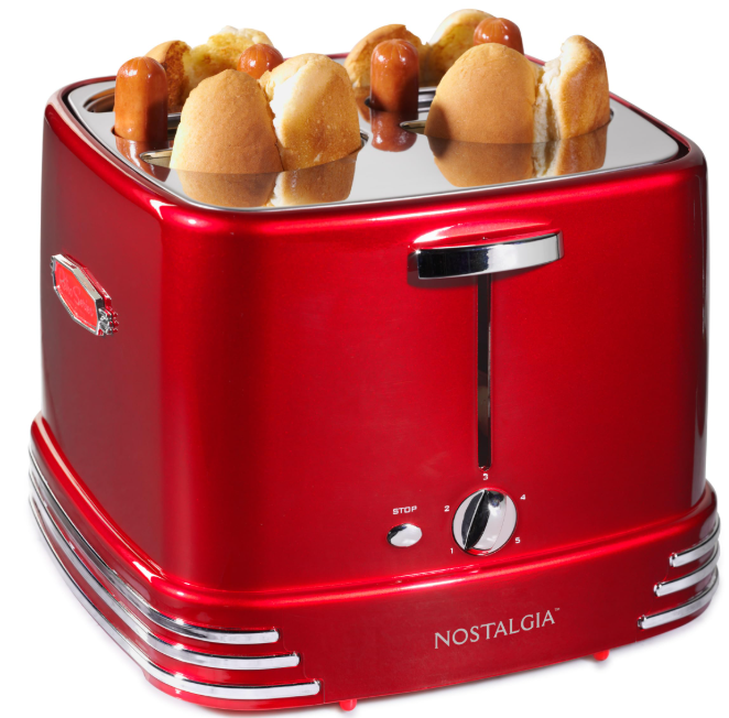 Nostalgia 50s-Style Pop-Up Hot Dog Toaster-PRODUCT