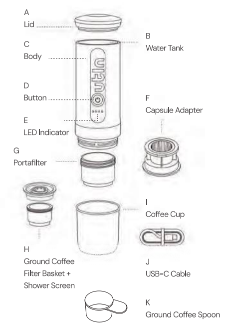 outin Portable Electric Espresso Machine-product-b