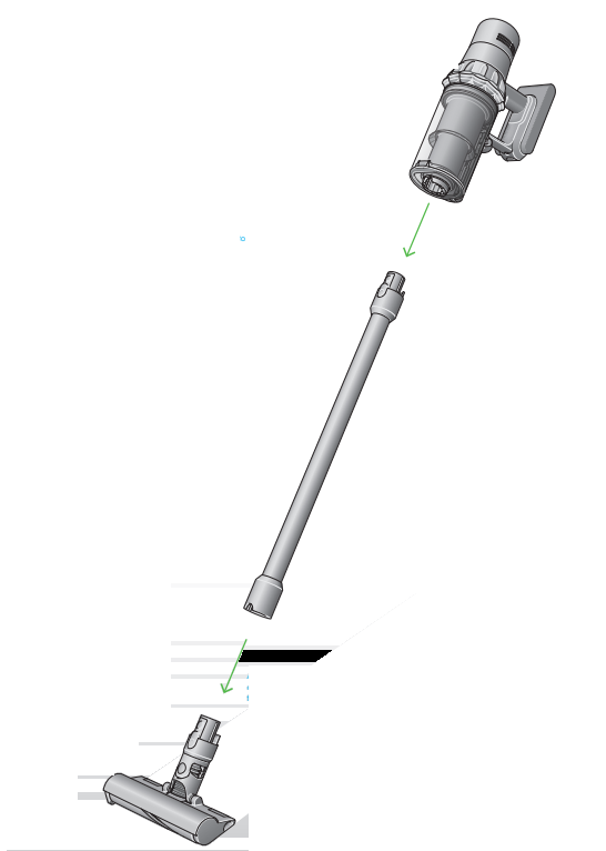 Dyson V15 Detect Vacuum Cleaner-started-j