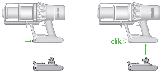 Dyson V11 Vacuum Cleaner-click-in battery