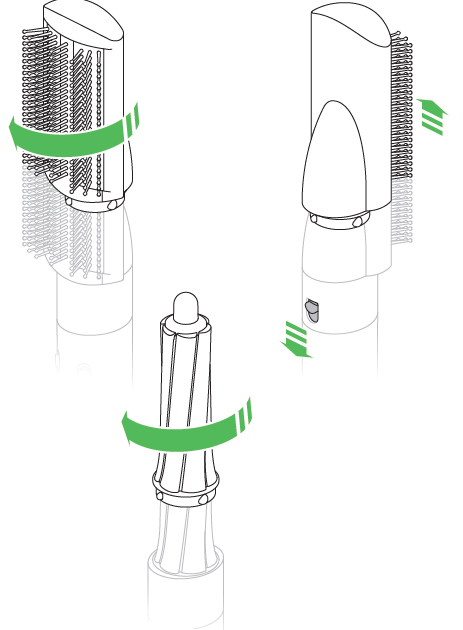 Dyson Airwrap Multi-Styler-Using your attachments