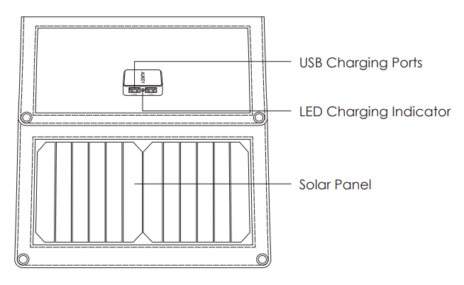 aukey Foldable 21W Solar Charger-product-a