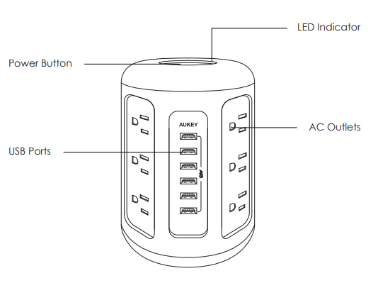 aukey PowerHub XL Charging Station PA-S14-product-a