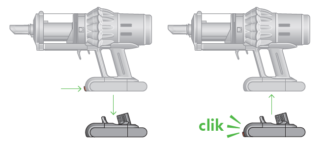 Dyson V16 Piston Animal Vacuum Cleaner-battery