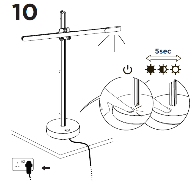 Dyson CSYS Desk Lamp-installation J