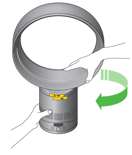 Dyson Cool CF1 Fan-Assembling your machine A