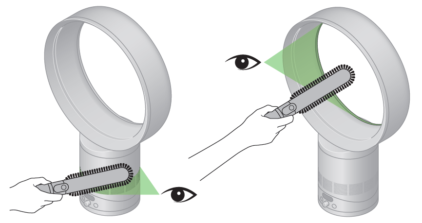 Dyson Cool CF1 Fan-Clearing blockages