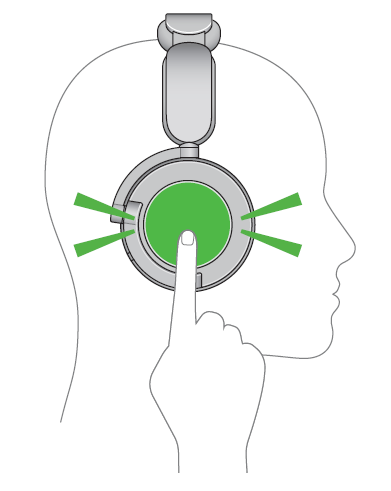 Dyson OnTrac Headphones-Transparency mode