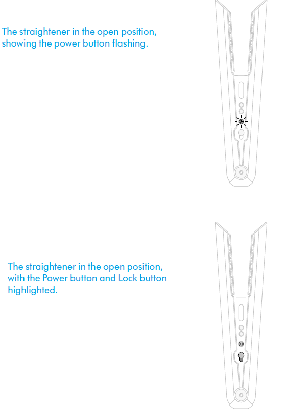 Dyson Corrale Hair Straightener-Using your straightener A