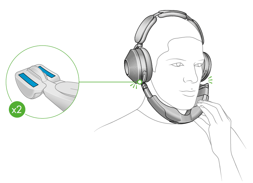 Dyson Zone Headphones-Reassemble visor B