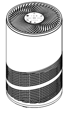Olixis JHQ-D22-WT Air Purifier-operation