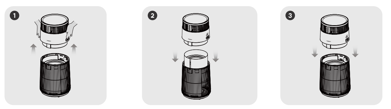 wisesky Air Purifier WS360A-install