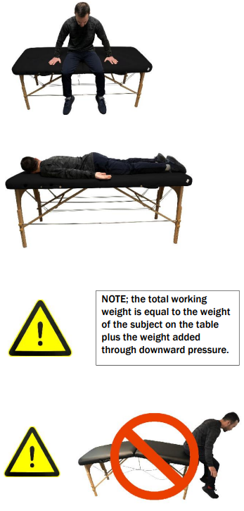 Sierra Comfort Portable Massage Table-use-b