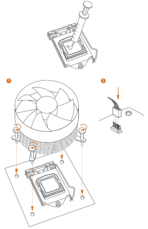 Asrock H81M-DGS R2.0 Motherboard-Installing the CPU B