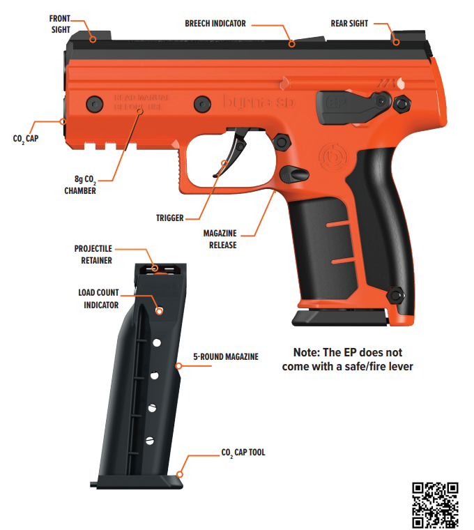 byrna Self-Defense Launchers EP, SD AND LE-PRODUCT-A