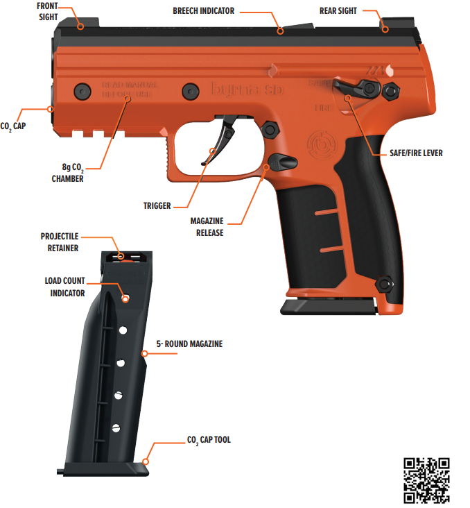 byrna Self-Defense Launchers EP, SD AND LE-PRODUCT-C