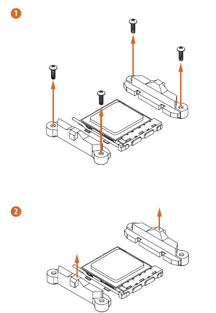 Asrock B450 Steel Legend-Installing the AM4 Box Cooler SR2