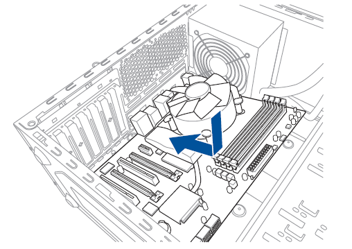 ASUS PRIME X470-PRO Motherboard-Motherboard installation B