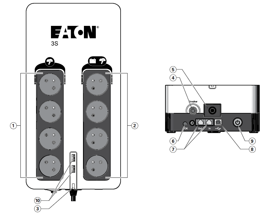 Eaton 3S Uninterruptible Power Supply-FEATURES