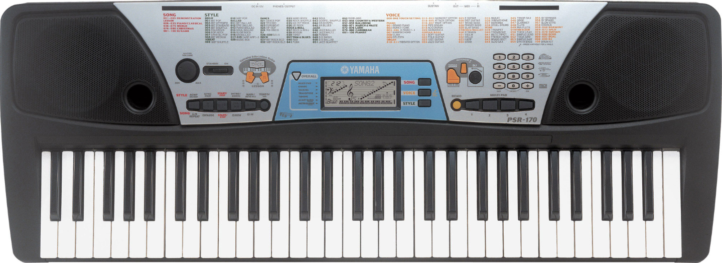 Yamaha PORTATONE PSR-170 Portable Electronic Keyboard-product