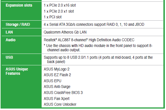 Asus M5A78L-M LX3 Series Motherboard-spec-a