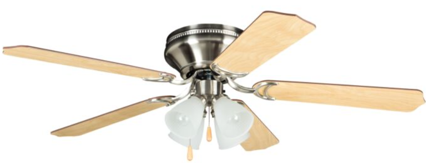 craftmade Brilliante BRC52 - 4 Light Flush Mount Ceiling Fan-product