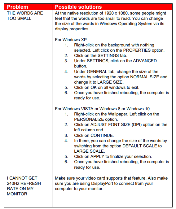 Sceptre C25 LED Monitor-troubleshoot-b