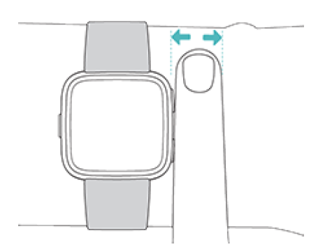 Fitbit Versa Wrist Watch-started-d