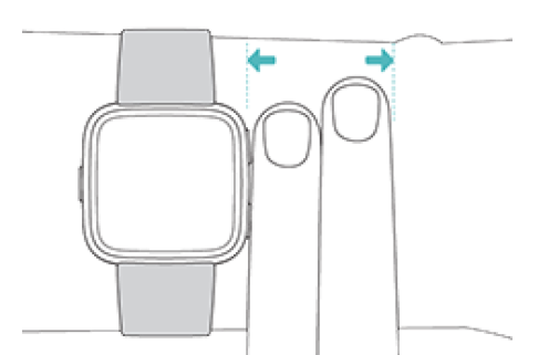 Fitbit Versa Wrist Watch-started-e