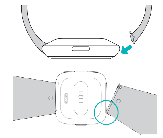 Fitbit Versa Wrist Watch-started-h