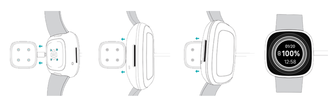 Fitbit Versa 3 Wrist Watch-started-a