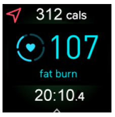 Fitbit Versa 4 Wrist Watch-GPS signal missing C