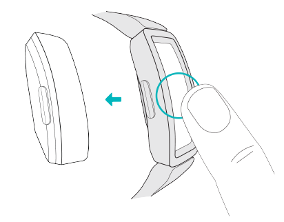 Fitbit Ace 2 Fitness Tracker-Remove a band