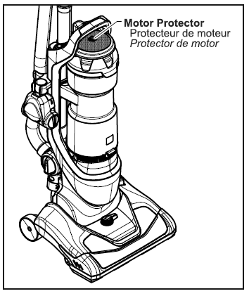 Panasonic VACUUM CLEANER MC-UL555-Motor Protector