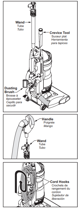 Panasonic VACUUM CLEANER MC-UL975-assembly