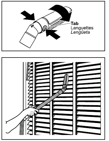 Panasonic VACUUM CLEANER MC-UL955-To clean blinds