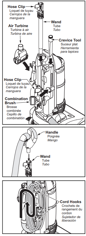 Panasonic Vacuum Cleaner MC-UL915-assembly