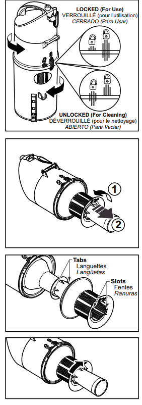 Panasonic VACUUM CLEANER MC-UL815-cleaning