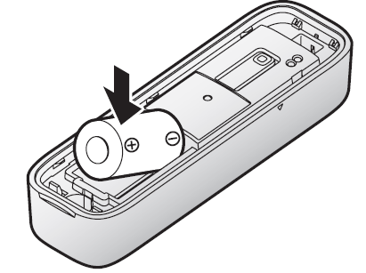 Panasonic Window Door Sensor KX-HNS101-Inserting the battery B