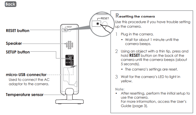 Panasonic Home Monitoring Shelf Camera KX-HNC810-product-b