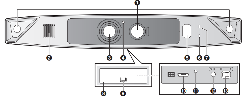 Panasonic Home Monitoring Front Door-Outdoor KX-HN7052C-setup=a