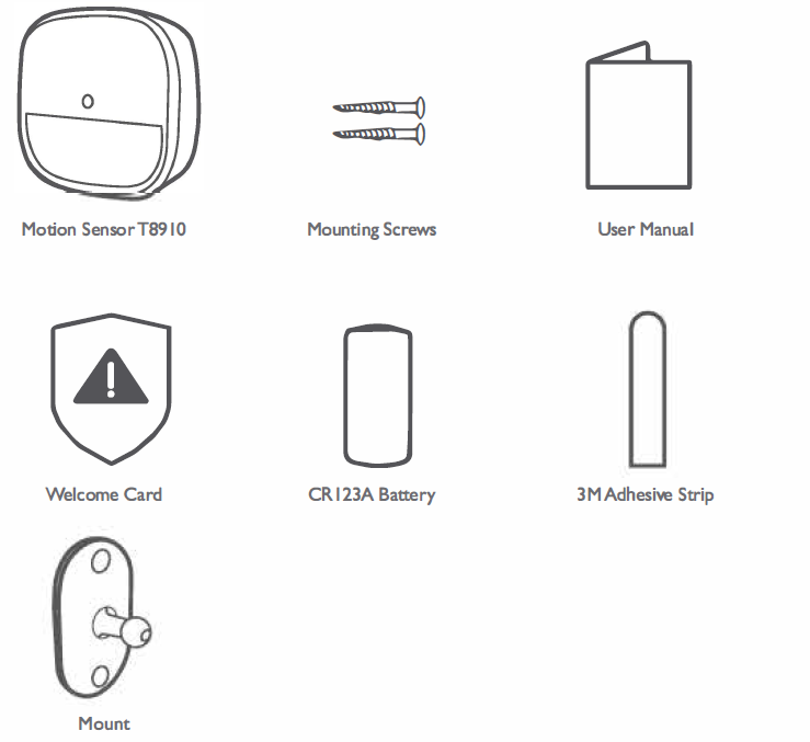 Eufy Motion Sensor-WHAT'S INCLUDED