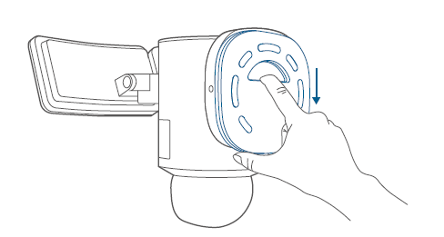 Eufy Security Floodlight Cam E340-Separate the Mounting Bracket