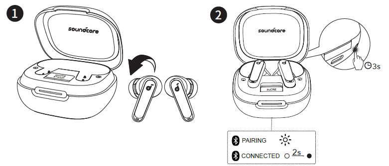 Soundcore H30i Wireless On-Ear Headphones-MANUAL PAIRING