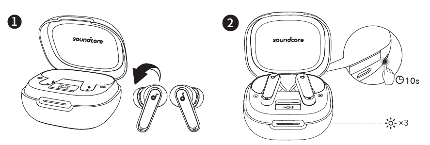 Soundcore H30i Wireless On-Ear Headphones-RESET