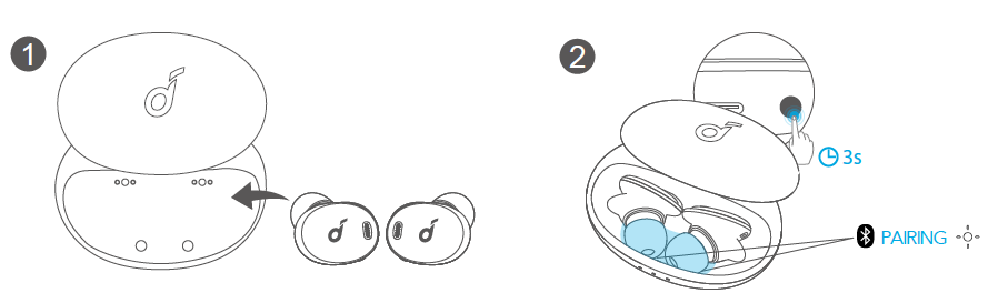 Soundcore Liberty 3 Pro True Wireless Earbuds-Manual Pairing