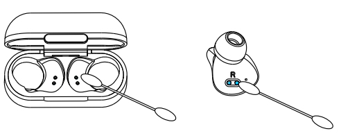Tozo NC7 Crystal Buds-Charging A