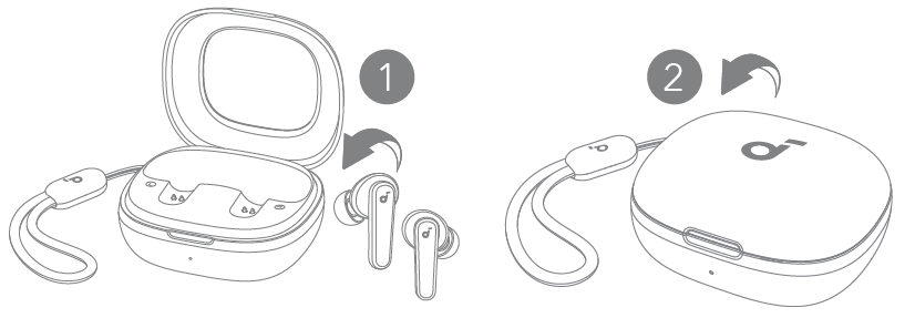 Soundcore R50i,P20i,P25i True Wireless Earbuds-POWERING OFF