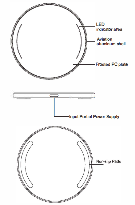 Fantasy Wireless Charger-Product Outline