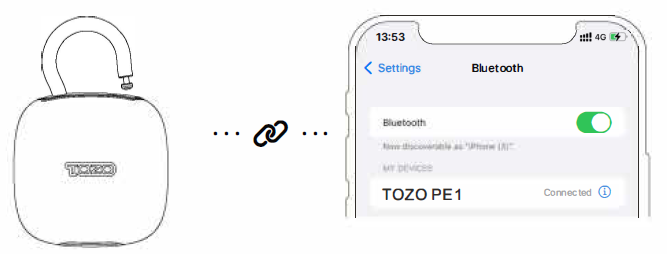 Tozo PE-1 Portable Wireless Sports Speaker-TOZO APP pairing B